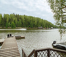 Дом у воды в КП Новое время
