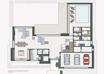 Дом c бассейном в КП Агаларов