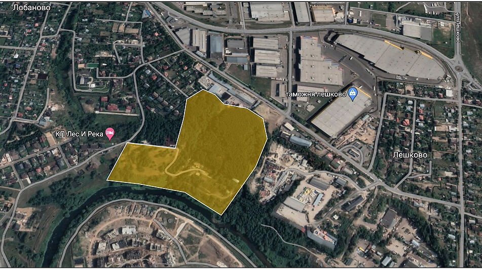 Участок у воды в Лобаново