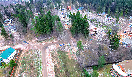 Участок с соснами в Сходне