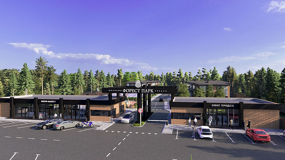 Участок с соснами в Сходне