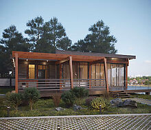 Дом у воды в Конаково Ривер Клаб