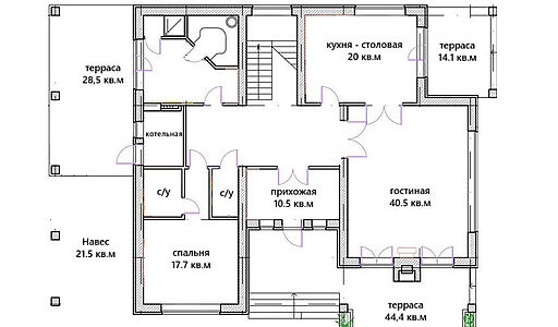 Дом-шале в КП Руза Фэмили Парк