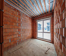 Одноэтажный дом у леса в Сходне