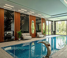 Новый дом c бассейном в КП Риита