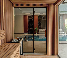 Новый дом c бассейном в КП Риита