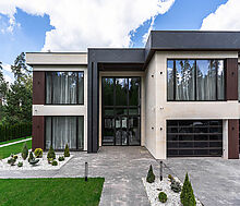 Новый дом c бассейном в КП Риита