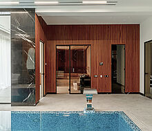 Новый дом c бассейном в КП Риита