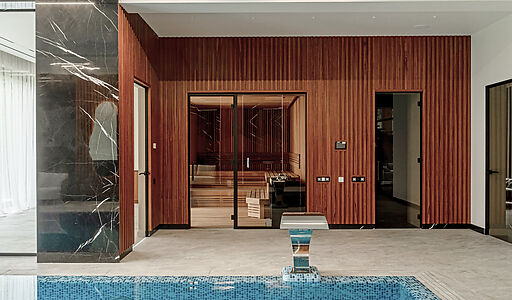 Новый дом c бассейном в КП Риита