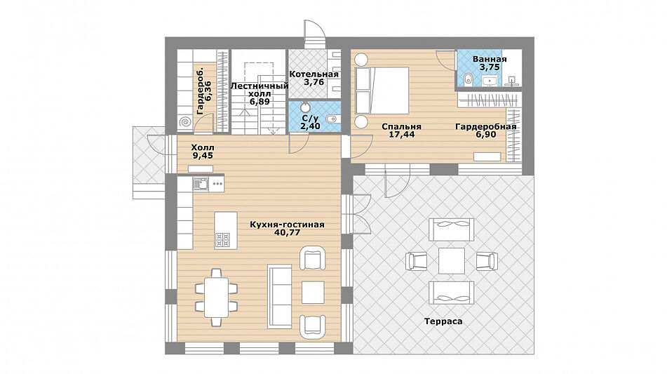 Новый дом в КП Николина поляна