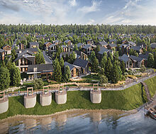 Дом в стиле шале в КП Порт Эмм