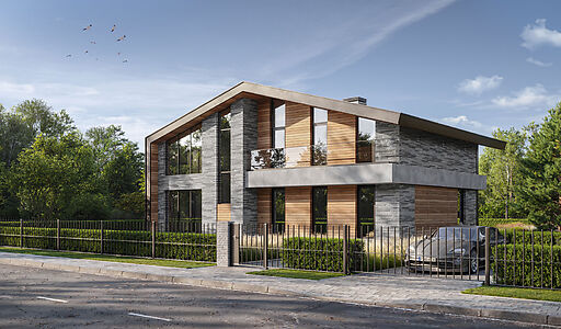 Шале у реки Волга в КП Порт Эмм