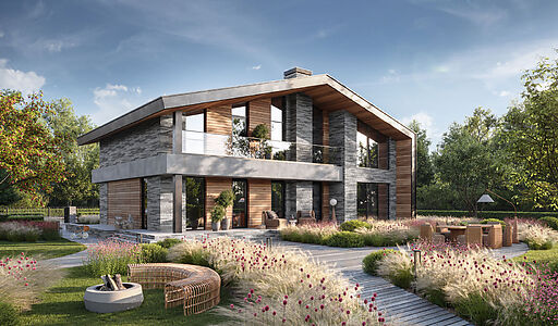 Шале у реки Волга в КП Порт Эмм