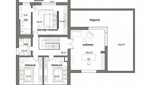 Дом у леса в КП Ильинские холмы