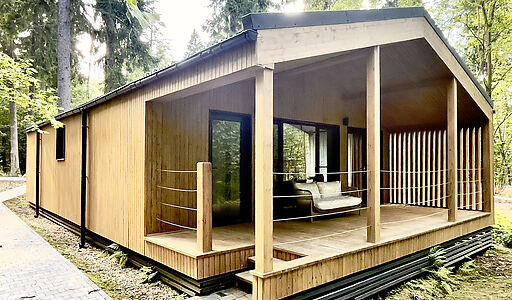 Дом в лесу в Аксаково Форест клуб