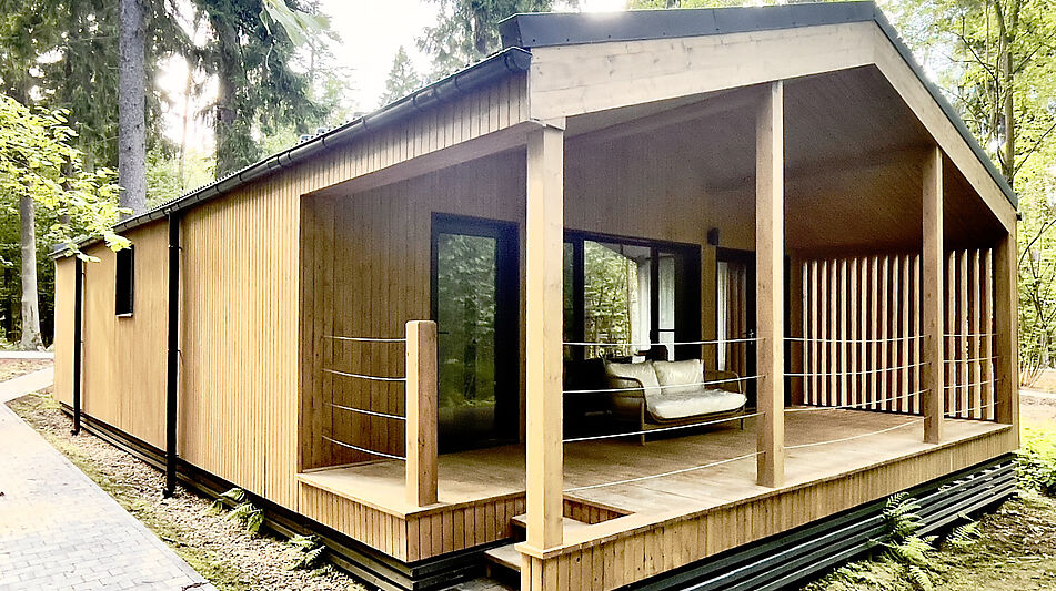 Дом в лесу в Аксаково Форест клуб