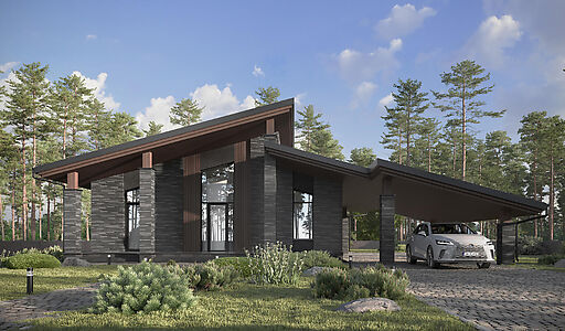 Дом шале в КП Зиккурат