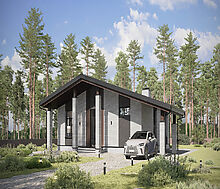 Дом шале в КП Зиккурат