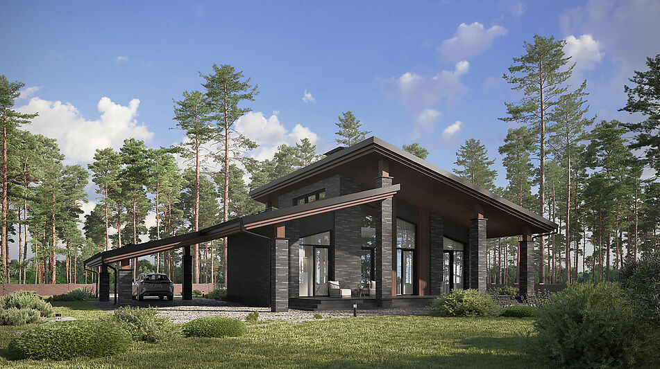 Дом шале в КП Зиккурат