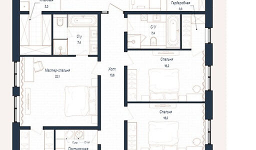 Дом шале в КП Зиккурат