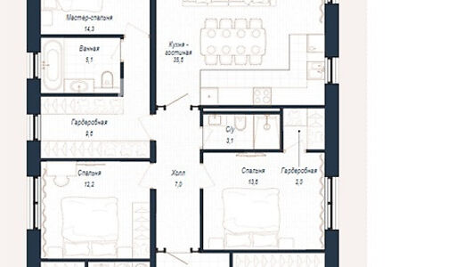 Дом шале в КП Зиккурат