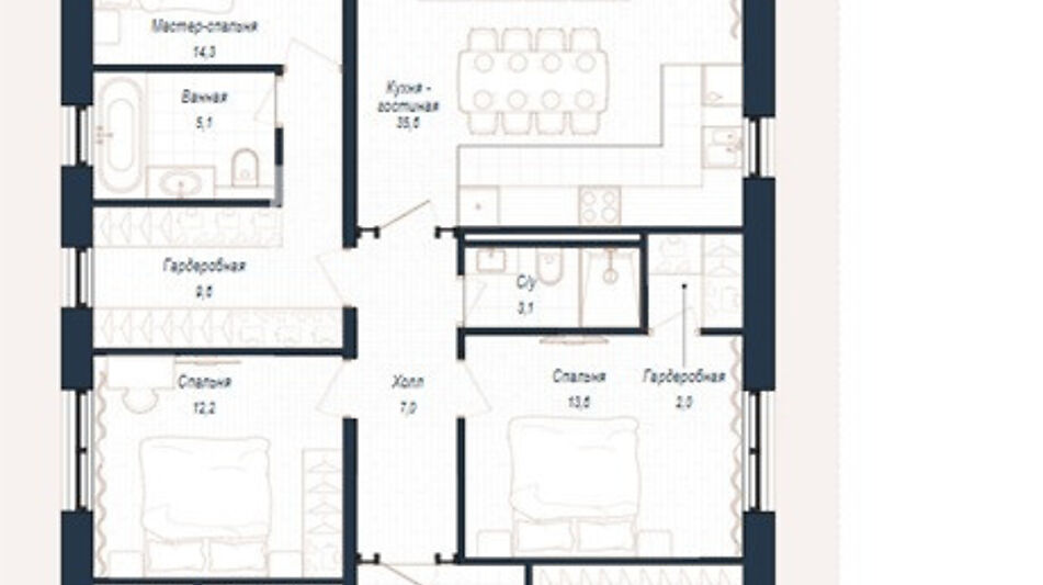 Дом шале в КП Зиккурат