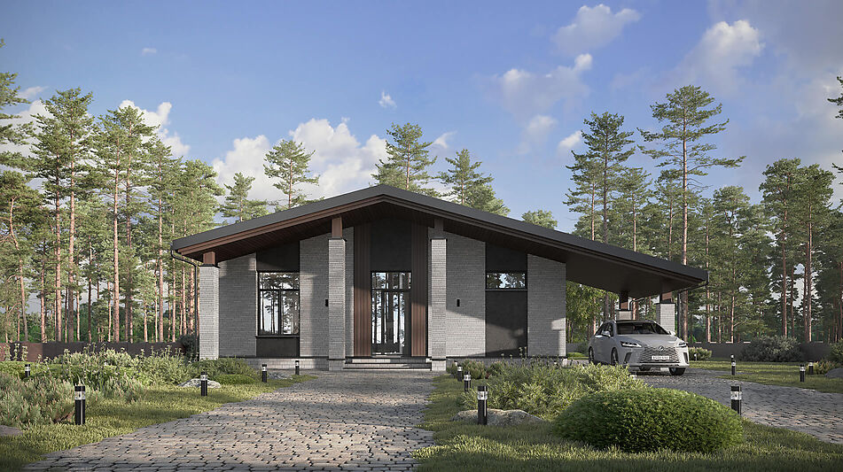 Дом шале в КП Зиккурат