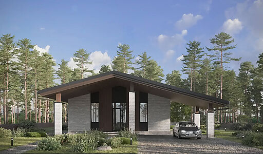 Дом шале в КП Зиккурат