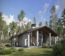 Дом шале в КП Зиккурат