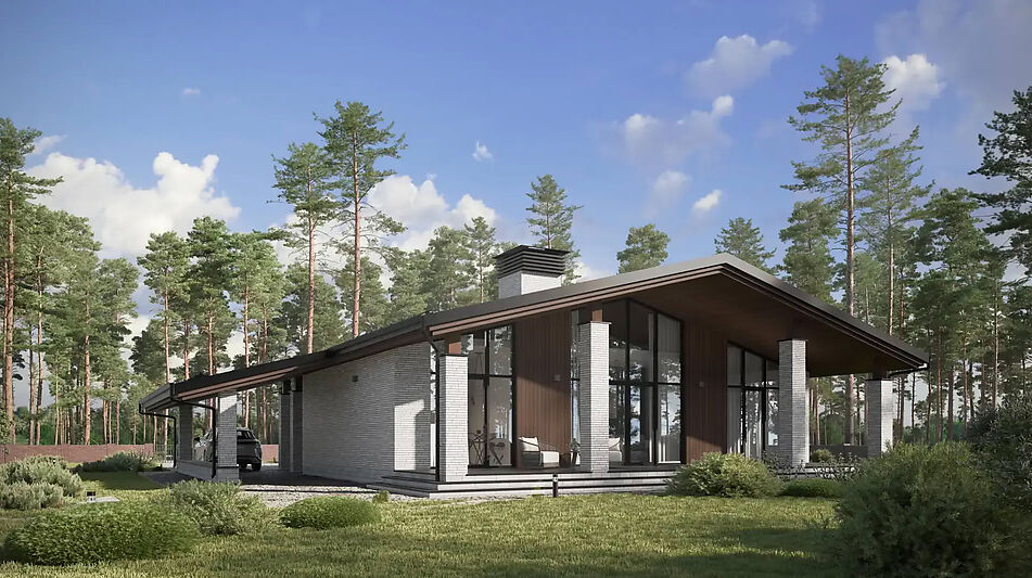 Дом шале в КП Зиккурат