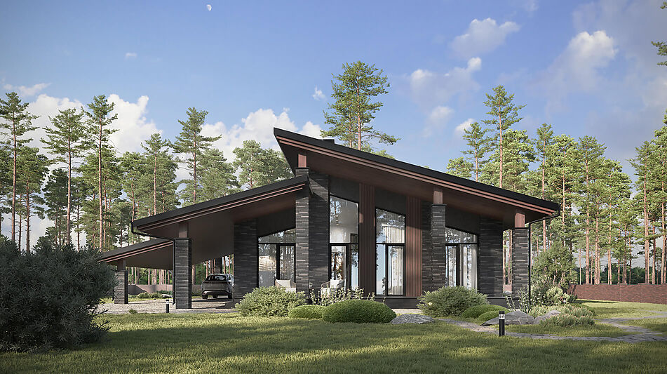 Дом шале в КП Зиккурат