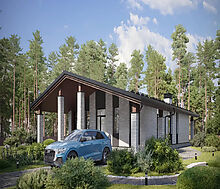 Дом шале в КП Зиккурат