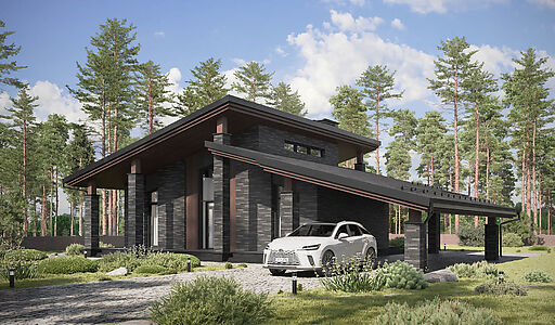 Дом шале в КП Зиккурат