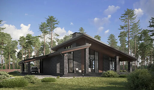 Дом шале в КП Зиккурат