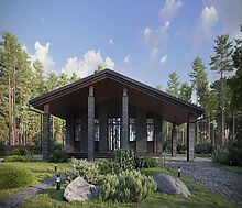 Дом шале в КП Зиккурат