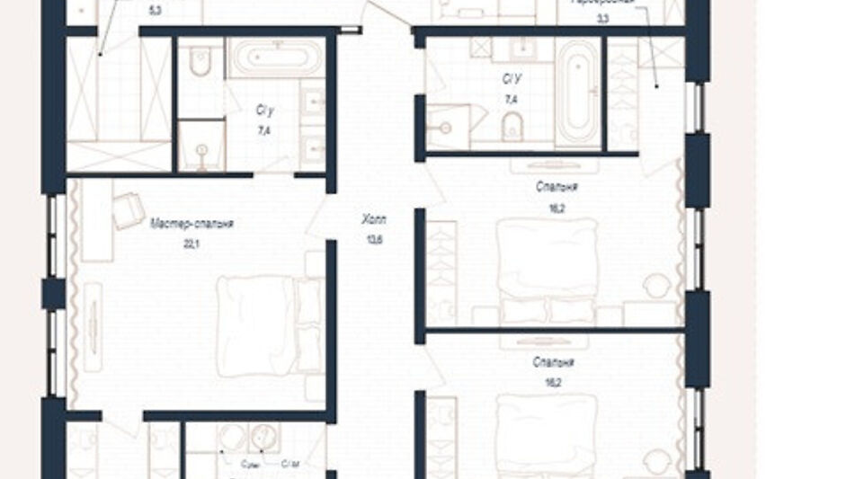 Дом шале в КП Зиккурат