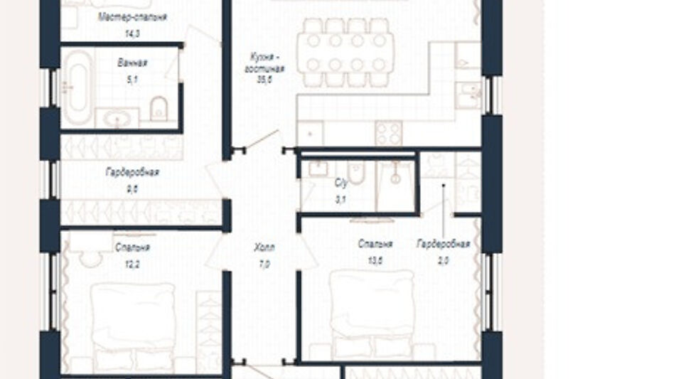 Дом шале в КП Зиккурат