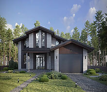 Дом шале в КП Зиккурат