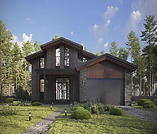 Дом шале в КП Зиккурат