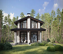 Дом шале в КП Зиккурат