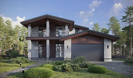 Дом шале в КП Зиккурат