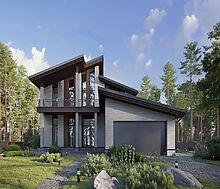 Дом шале в КП Зиккурат