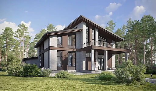 Дом шале в КП Зиккурат