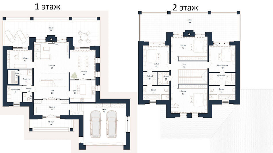 Дом шале в КП Зиккурат