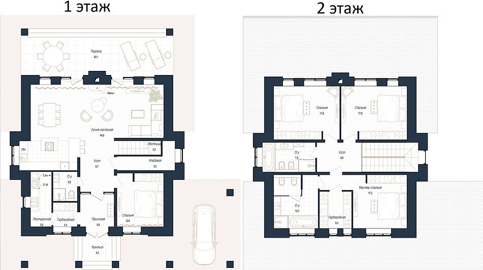 Дом шале в КП Зиккурат