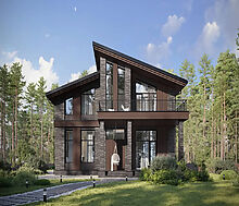 Дом шале в КП Зиккурат