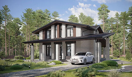 Дом шале в КП Зиккурат