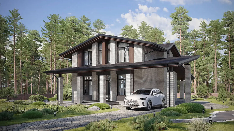 Дом шале в КП Зиккурат