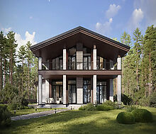 Дом шале в КП Зиккурат