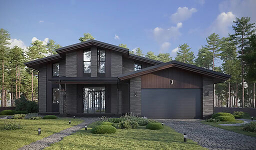 Дом шале в КП Зиккурат